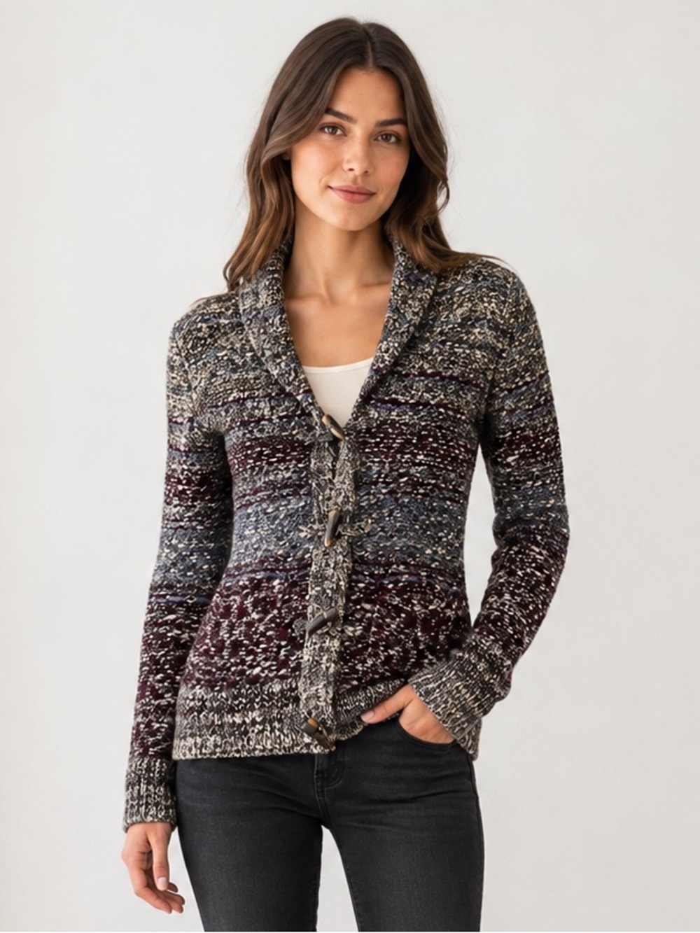 Aritzia Wilfred Free Wool Alpaca Toggle Cardigan XXS